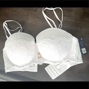 Strapless or multi-way bra by Cacique/Lane Bryant 38DDD NWT bridal weddi…